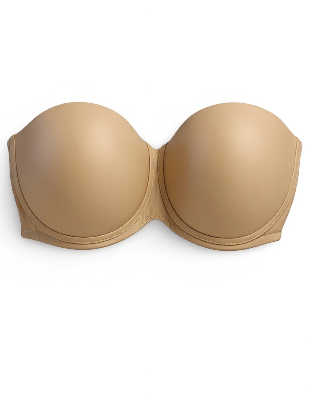 CALVIN KLEIN beige/nude strapless bra 34DD